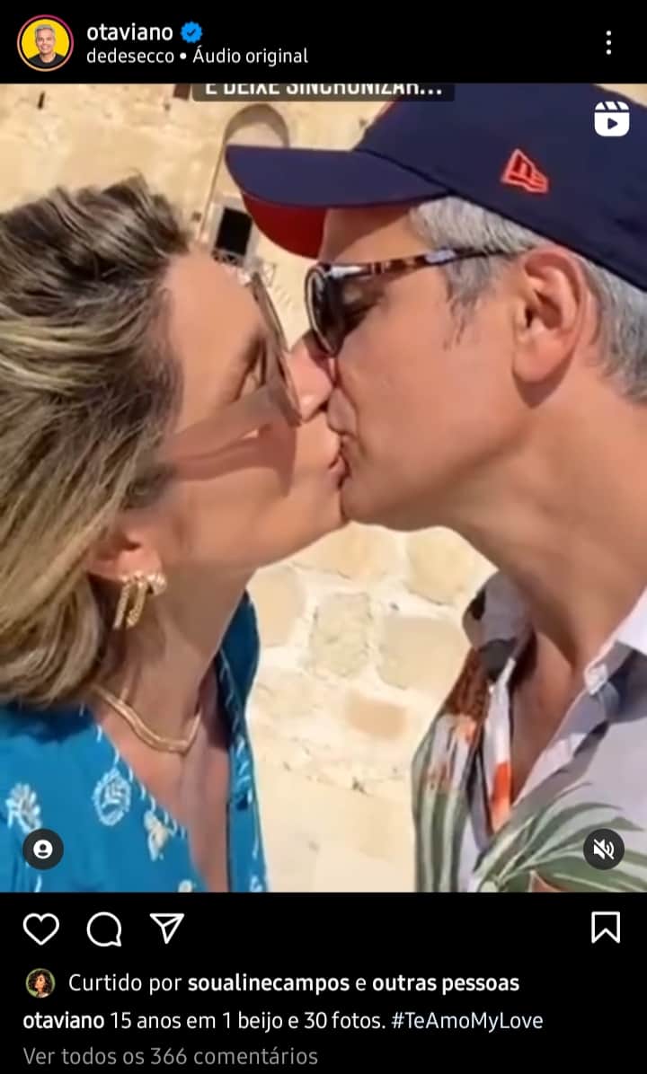 Otaviano posta vídeo comemorando 15 anos de casamento (Foto: Divulgação/Instagram) Otaviano posta vídeo comemorando 15 anos de casamento (Foto: Divulgação/Instagram)