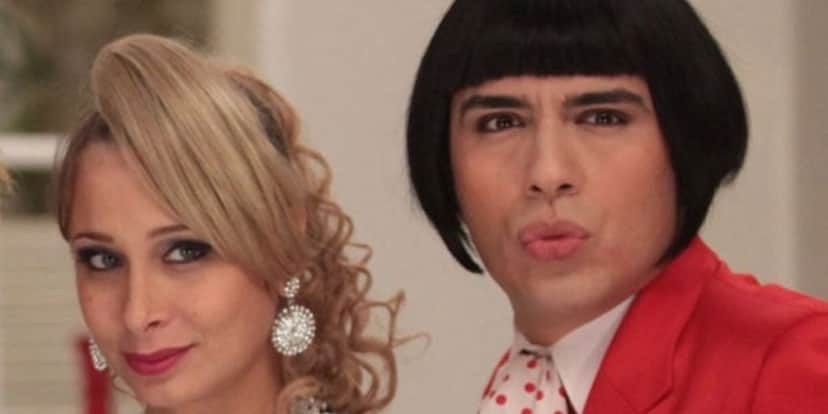 Caike Luna e Katiuscia Canoro trabalharam juntos no Zorra Total (Foto: Reprodução) Caike Luna e Katiuscia Canoro trabalharam juntos no Zorra Total (Foto: Reprodução)