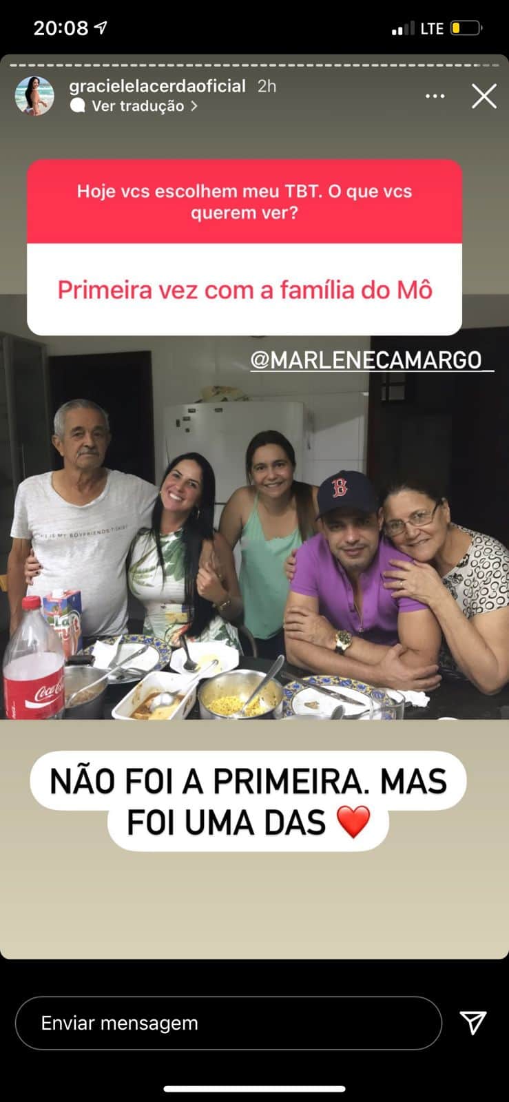 Graciele Lacerda e família de Zezé Di Camargo - Reprodução Graciele Lacerda e família de Zezé Di Camargo - Reprodução