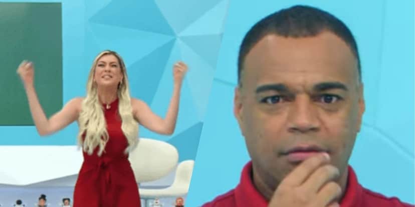 Renata Fan enlouquece, ajoelha nos estúdios da Band, esmurra o chão e fica aos berros: "Eu precisava desabafar" Renata Fan enlouquece, ajoelha nos estúdios da Band, esmurra o chão e fica aos berros: "Eu precisava desabafar"
