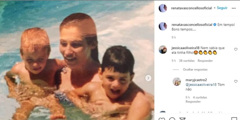 Renata Vasconcellos expõe fotos sigilosas do passado e descoberta chocante é revelada ao Brasil: "Nem imaginava" Renata Vasconcellos expõe fotos sigilosas do passado e descoberta chocante é revelada ao Brasil: "Nem imaginava"