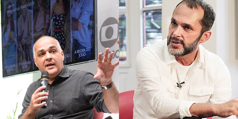 Amauri Soares e Luiz Villamarim, diretores de programação e dramaturgia da Globo - Foto: Reprodução Amauri Soares e Luiz Villamarim, diretores de programação e dramaturgia da Globo - Foto: Reprodução