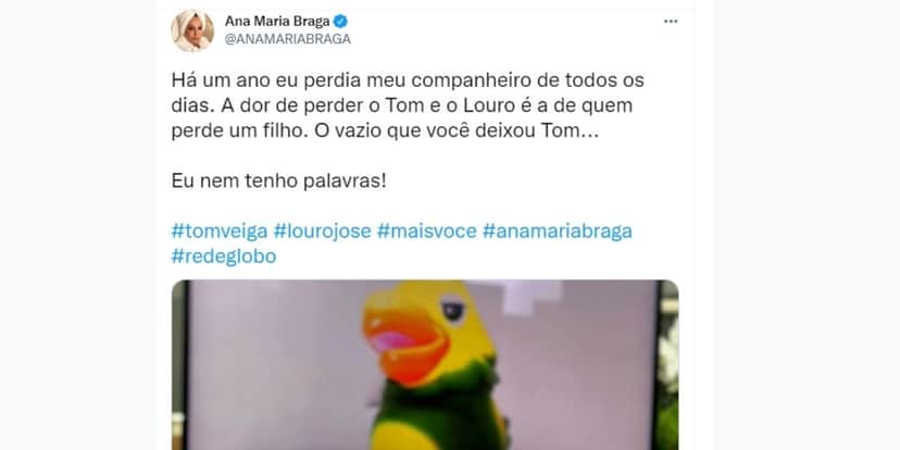 "Nem tenho palavras", Ana Maria, após ter retorno ao Mais Você cancelado, desmorona em anúncio: "Dor de perder" "Nem tenho palavras", Ana Maria, após ter retorno ao Mais Você cancelado, desmorona em anúncio: "Dor de perder"