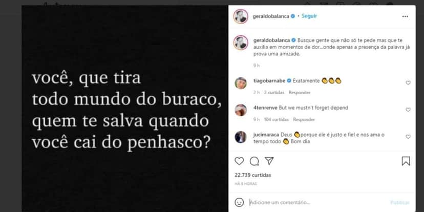 Geraldo Luís expõe puxada de tapete, é descartado pela Record e arrancado de programa na emissora: "Buraco" Geraldo Luís expõe puxada de tapete, é descartado pela Record e arrancado de programa na emissora: "Buraco"