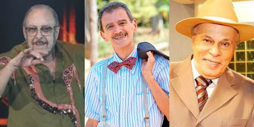 Luís Carlos Miele, André Valli e Jece Valadão estiveram em "Cidadão Brasileiro" (Foto: Reprodução/TV Globo/Record/Divulgação) Luís Carlos Miele, André Valli e Jece Valadão estiveram em "Cidadão Brasileiro" (Foto: Reprodução/TV Globo/Record/Divulgação)