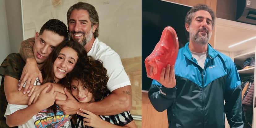 Marcos Mion, filhos e o tênis de R$ 39 milhões (Foto: Reprodução/Instagram) Marcos Mion, filhos e o tênis de R$ 39 milhões (Foto: Reprodução/Instagram)