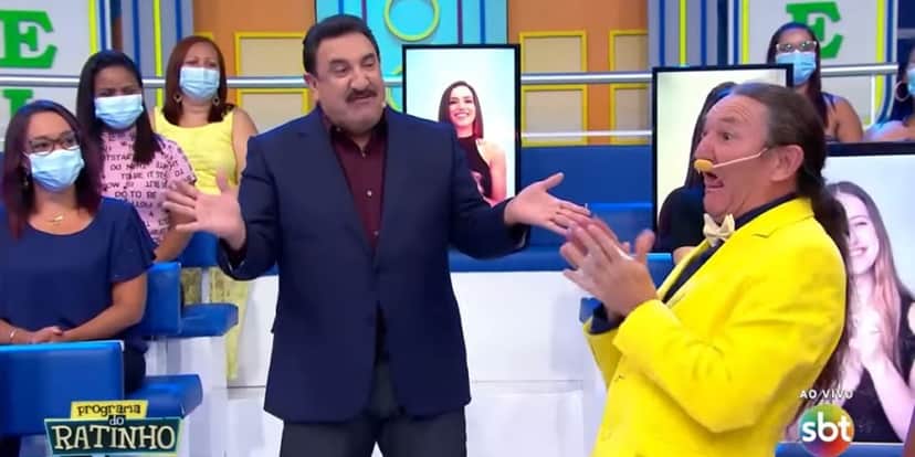 Ratinho zoa o fracasso na estreia de Marquito como apresentador (Foto: Reprodução/SBT) Ratinho zoa o fracasso na estreia de Marquito como apresentador (Foto: Reprodução/SBT)