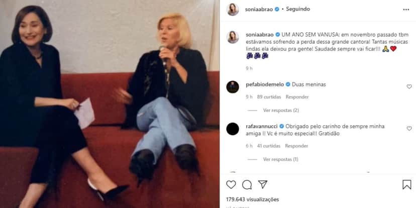 "Sofrendo", Sonia Abrão perde o chão com morte de parceira e desaba em textão emocionante: "Sempre vai ficar" "Sofrendo", Sonia Abrão perde o chão com morte de parceira e desaba em textão emocionante: "Sempre vai ficar"