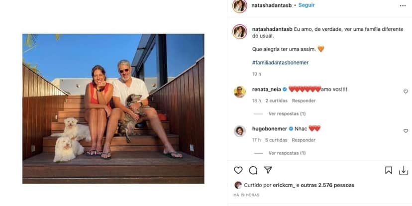 Natasha Dantas e William Bonner Natasha Dantas e William Bonner
