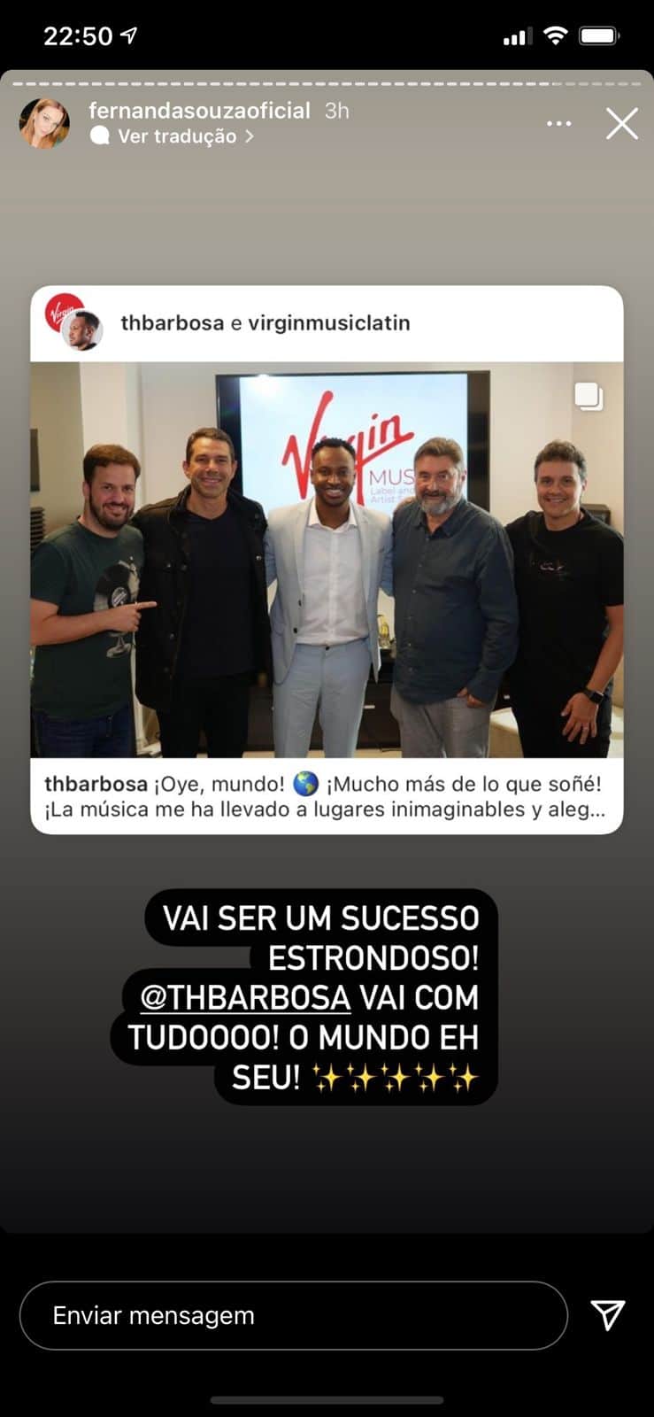 De acordo com artista, Thiaguinho merece o mundo (Reprodução) De acordo com artista, Thiaguinho merece o mundo (Reprodução)