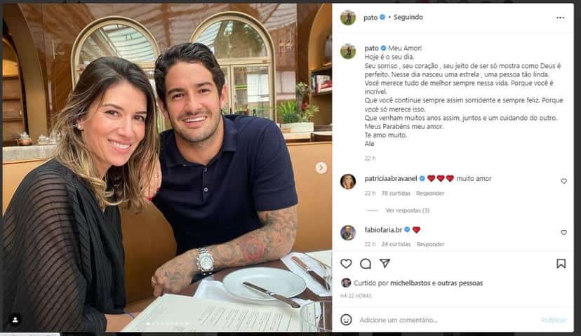 Pato se declarou para Rebeca Abravanel Pato se declarou para Rebeca Abravanel