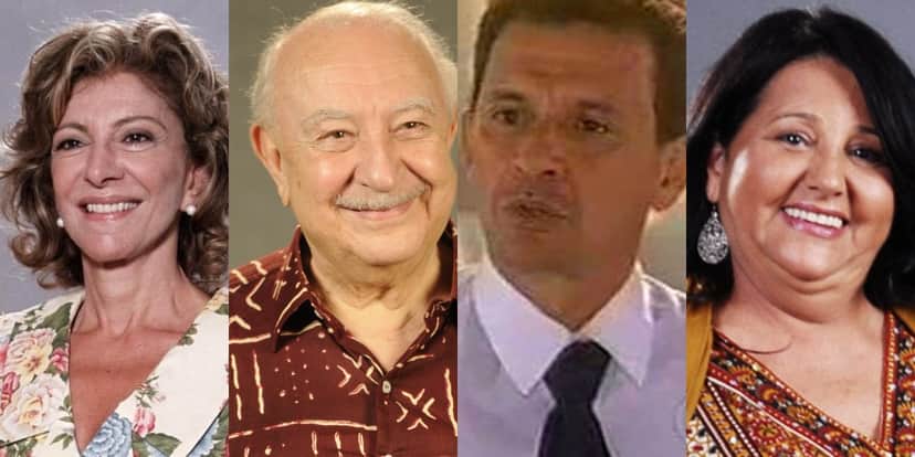 Marília Pêra, Sérgio Mamberti, Caco Baresi e Mara Manzan estiveram em "Da Cor do Pecado" (Foto: Reprodução/TV Globo/Divulgação) Marília Pêra, Sérgio Mamberti, Caco Baresi e Mara Manzan estiveram em "Da Cor do Pecado" (Foto: Reprodução/TV Globo/Divulgação)