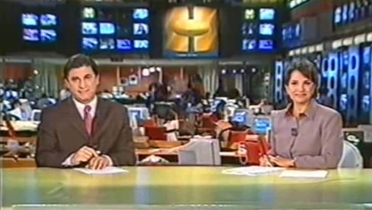 Carlos Nascimento e Sandra Annenberg no "Jornal Hoje" (Foto: Reprodução/TV Globo) Carlos Nascimento e Sandra Annenberg no "Jornal Hoje" (Foto: Reprodução/TV Globo)