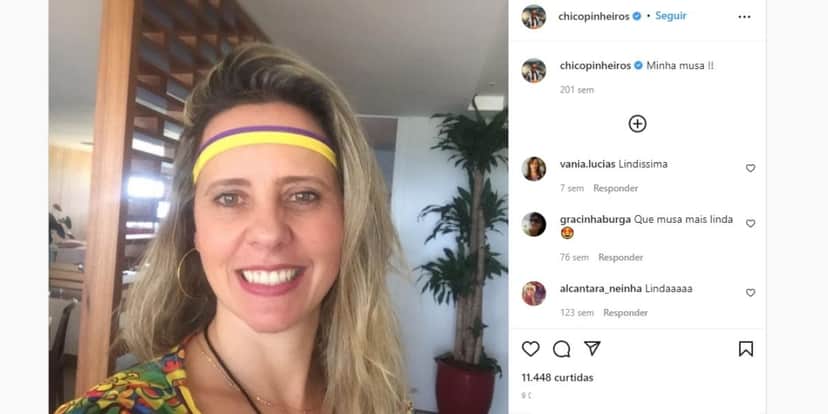 Chico Pinheiro se declara a esposa, Leda Rielli (Foto: Reprodução/Instagram) Chico Pinheiro se declara a esposa, Leda Rielli (Foto: Reprodução/Instagram)