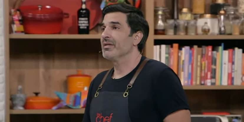 Edu Guedes expõe amor por rapaz no The Chef (Reprodução: Band) Edu Guedes expõe amor por rapaz no The Chef (Reprodução: Band)