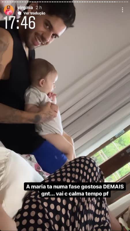 Zé Felipe surgiu com a filha, Maria Alice, no colo (Foto: Reprodução/ Instagram) Zé Felipe surgiu com a filha, Maria Alice, no colo (Foto: Reprodução/ Instagram)