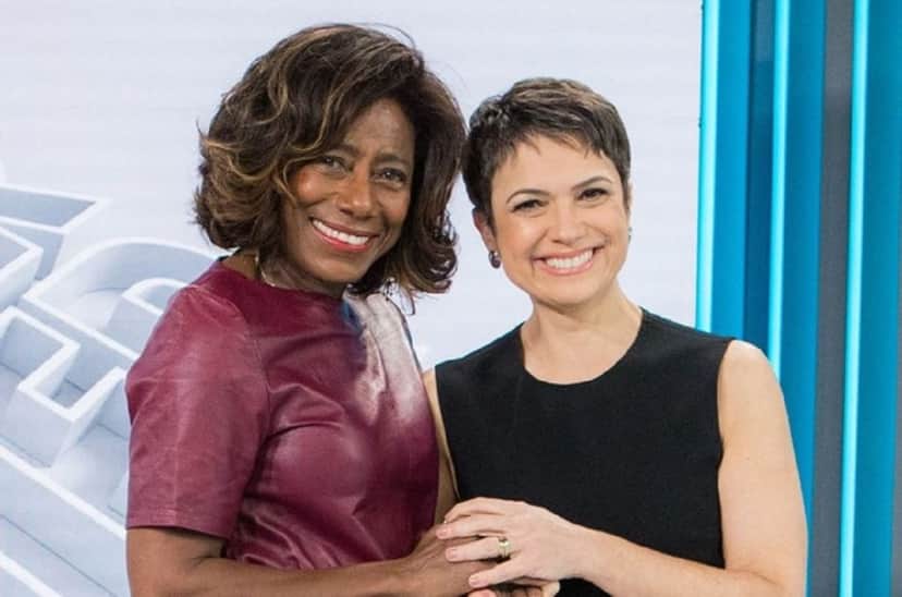 Glória Maria e Sandra Annenberg Glória Maria e Sandra Annenberg