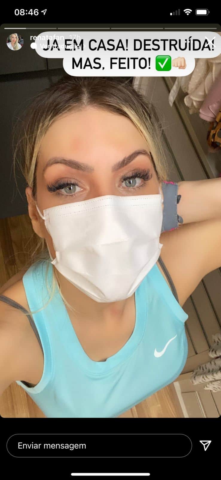 Renata Fan, após expor saída no Jogo Aberto, surge fora da Band e confirma: "Destruída" Renata Fan, após expor saída no Jogo Aberto, surge fora da Band e confirma: "Destruída"