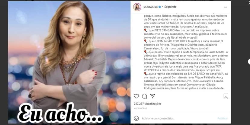 "Deu um perdido", Sonia Abrão explode em verdades sobre separação de Ivete Sangalo: "Crise no casamento" "Deu um perdido", Sonia Abrão explode em verdades sobre separação de Ivete Sangalo: "Crise no casamento"
