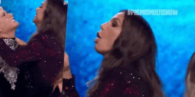 Xuxa e Ivete Sangalo durante o Prêmio Multishow 2021 (Foto reprodução) Xuxa e Ivete Sangalo durante o Prêmio Multishow 2021 (Foto reprodução)