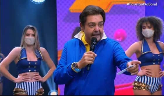Faustão e bailarinas Band Faustão e bailarinas Band