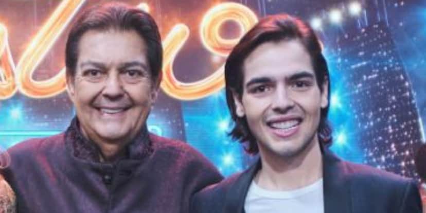 Faustão e João Guilherme (Foto: Divulgação/Band) Faustão e João Guilherme (Foto: Divulgação/Band)