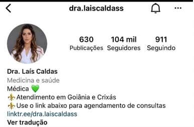 Instagram de Laís do BBB22 (Foto: Reprodução / Internet) Instagram de Laís do BBB22 (Foto: Reprodução / Internet)