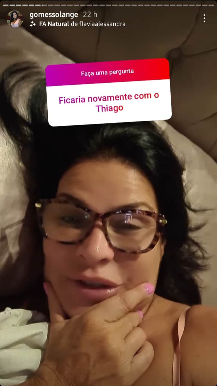Publicação de Solange Gomes nos Stories (Foto: Reprodução/ Instagram) Publicação de Solange Gomes nos Stories (Foto: Reprodução/ Instagram)