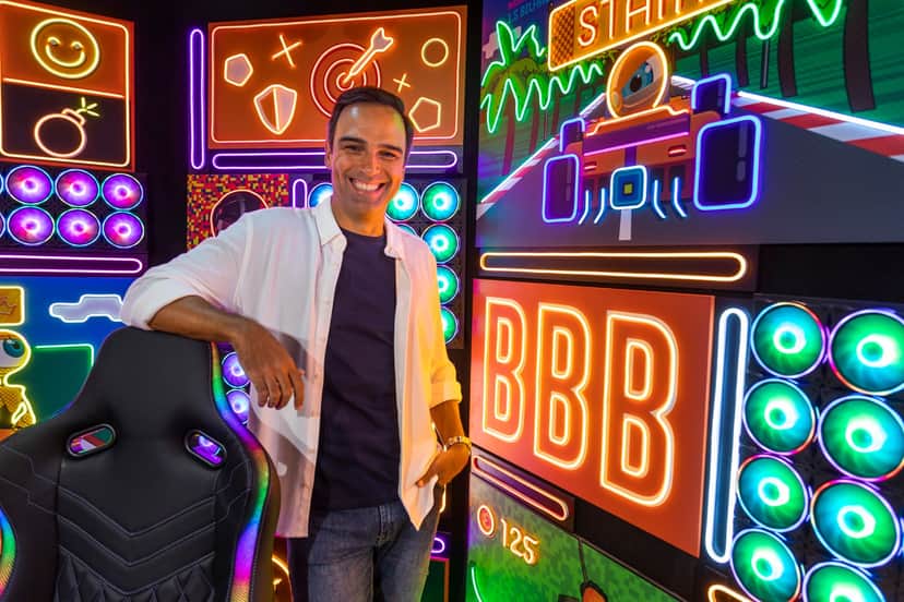 Tadeu fez um tour pelo BBB22 (Foto: Globo / Sergio Zalis) Tadeu fez um tour pelo BBB22 (Foto: Globo / Sergio Zalis)