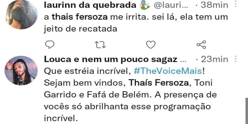 Estreia de Thais Fersoza na Globo provocou guerra de opiniões na rede (Foto: redes sociais) Estreia de Thais Fersoza na Globo provocou guerra de opiniões na rede (Foto: redes sociais)