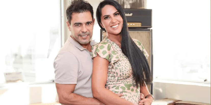 Graciele Lacerda surge com 'criança' (Foto: Divulgação) Graciele Lacerda surge com 'criança' (Foto: Divulgação)