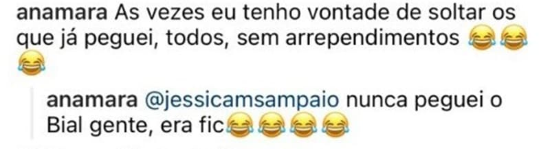 Comentário de Anamara sobre a publicação de JUliette Freire, na página da Gina Indelicada (Foto: Reprodução/Instagram) Comentário de Anamara sobre a publicação de JUliette Freire, na página da Gina Indelicada (Foto: Reprodução/Instagram)