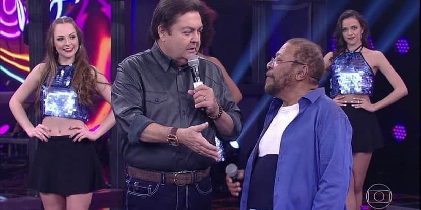 Martinho da Vila no extinto "Domingão do Faustão" (Foto: Reprodução/TV Globo) Martinho da Vila no extinto "Domingão do Faustão" (Foto: Reprodução/TV Globo)