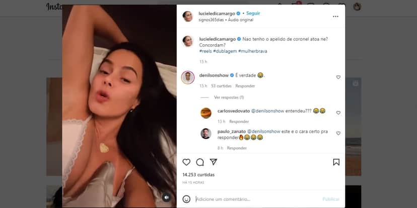 Denílson expõe lado oculto de Luciele após Zezé se envolver e detonar que sempre foi assim: "Estou longe" Denílson expõe lado oculto de Luciele após Zezé se envolver e detonar que sempre foi assim: "Estou longe"