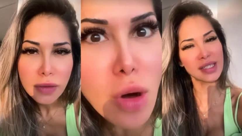 Maira Cardi voltou a causar ao citar o comportamento do marido no BBB22 (Foto: Reprodução) Maira Cardi voltou a causar ao citar o comportamento do marido no BBB22 (Foto: Reprodução)