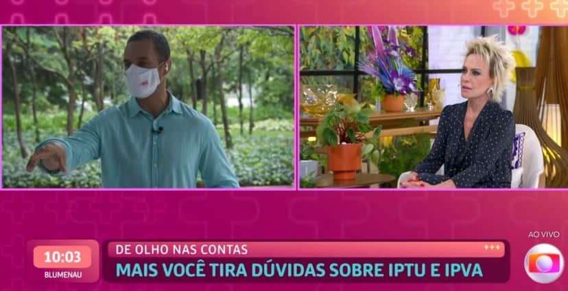 Ana Maria Braga e Fabricio Battaglini Ana Maria Braga e Fabricio Battaglini