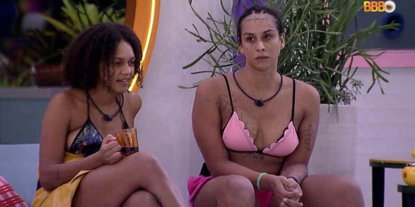 BBB22: Linn da Quebrada e Jessilane bolam plano para mandar brothers ao Paredão (Foto: Reprodução) BBB22: Linn da Quebrada e Jessilane bolam plano para mandar brothers ao Paredão (Foto: Reprodução)