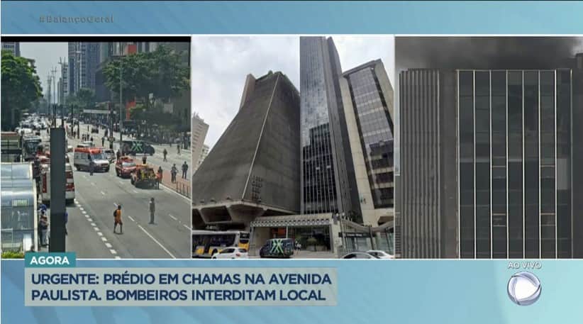 Record realiza cobertura de incêndio ao vivo Record realiza cobertura de incêndio ao vivo