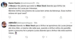 Internautas reagiram à participação de Brunna no 'Mais Você' (Foto: Reprodução / Twitter) Internautas reagiram à participação de Brunna no 'Mais Você' (Foto: Reprodução / Twitter)