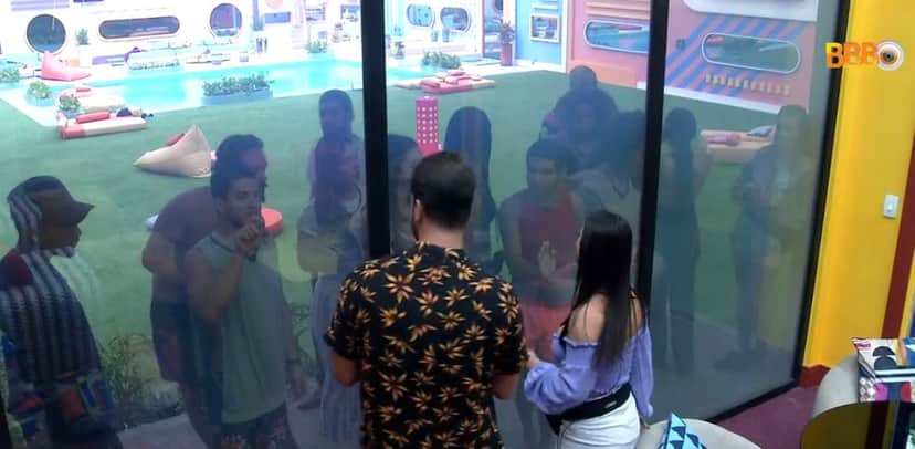 Participantes da Casa de Vidro entram no BBB22 (Foto: Reprodução / Globoplay) Participantes da Casa de Vidro entram no BBB22 (Foto: Reprodução / Globoplay)