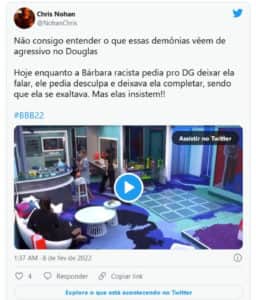 Fãs ficaram desapontados com Bárbara (Foto: Reprodução / Twitter) Fãs ficaram desapontados com Bárbara (Foto: Reprodução / Twitter)