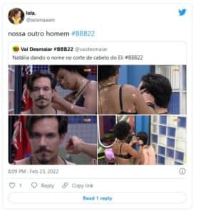 Internautas reagem a mudança no visual de Eliezer e elogiam o brother (Foto: Reprodução / Twitter) Internautas reagem a mudança no visual de Eliezer e elogiam o brother (Foto: Reprodução / Twitter)