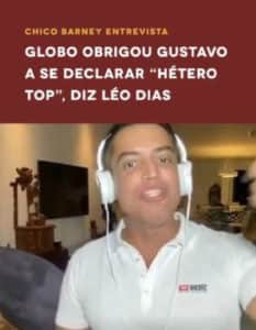 Léo Dias soltou uma bomba sobre Gustavo do BBB22 (Foto: Reprodução / Internet) Léo Dias soltou uma bomba sobre Gustavo do BBB22 (Foto: Reprodução / Internet)