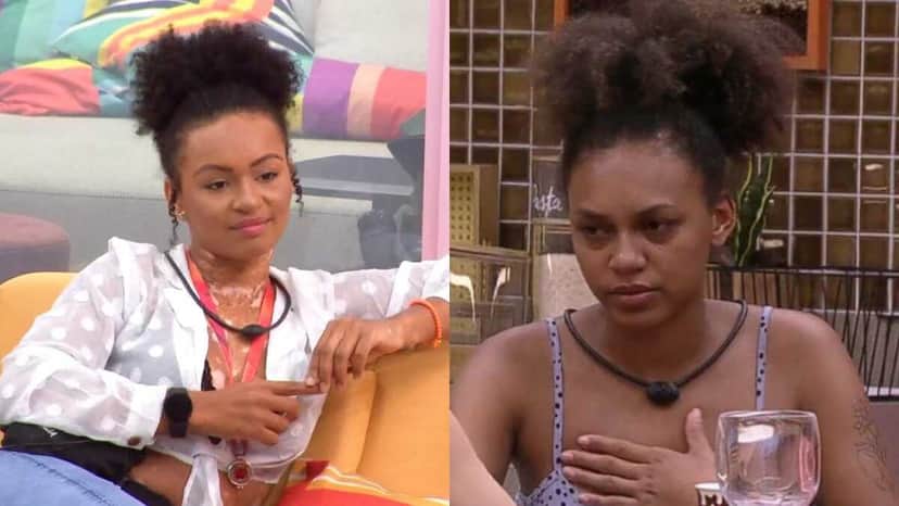 BBB22: Jessi tem medo de votar em Pedro Scooby e se queimar (Foto: Reprodução/Montagem) BBB22: Jessi tem medo de votar em Pedro Scooby e se queimar (Foto: Reprodução/Montagem)