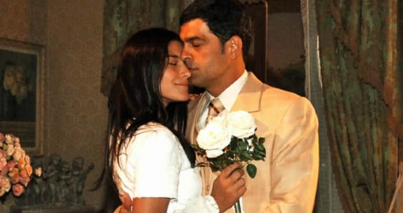 Eduardo Moscovis e Priscila Fantin em cena de Alma Gêmea (Divulgação/ TV Globo) Eduardo Moscovis e Priscila Fantin em cena de Alma Gêmea (Divulgação/ TV Globo)