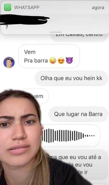 Print de tela mostrando o vídeo de Thalita Brandão sobre David Brazil (Reprodução: TikTok Thalita Brandão) Print de tela mostrando o vídeo de Thalita Brandão sobre David Brazil (Reprodução: TikTok Thalita Brandão)