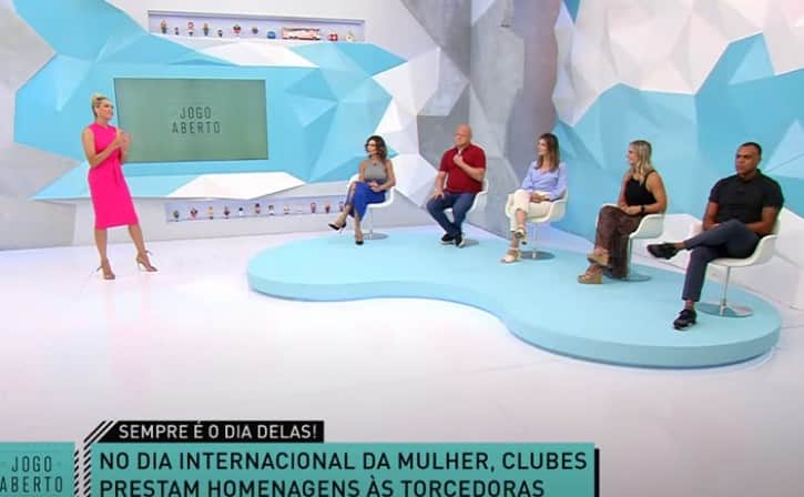 Jogo Aberto ganhou novas comentaristas por conta do dia internacional da mulher Jogo Aberto ganhou novas comentaristas por conta do dia internacional da mulher