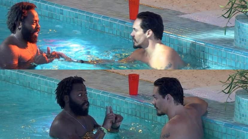 BBB22: Douglas Silva se irrita com Eliezer (Foto: Reprodução/Montagem) BBB22: Douglas Silva se irrita com Eliezer (Foto: Reprodução/Montagem)