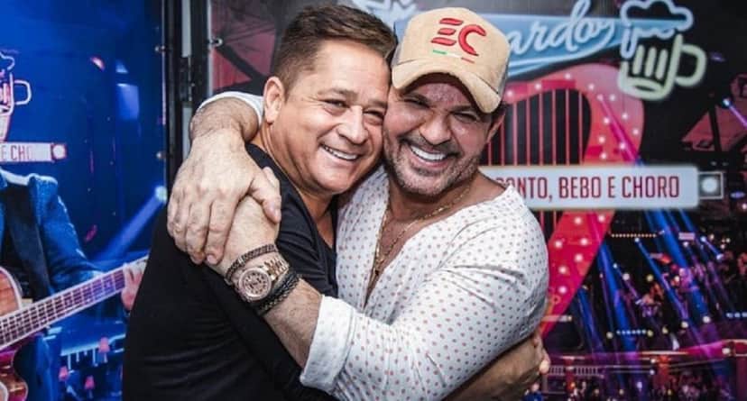 Eduardo Costa e Leonardo eram amigos e agora são rivais na música e nos negócios Eduardo Costa e Leonardo eram amigos e agora são rivais na música e nos negócios