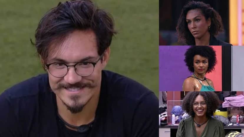BBB22: Eliezer afirma que está confiante para o Paredão (Foto: Reprodução/Montagem) BBB22: Eliezer afirma que está confiante para o Paredão (Foto: Reprodução/Montagem)